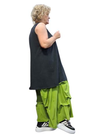  Topje mouwloos  zwart