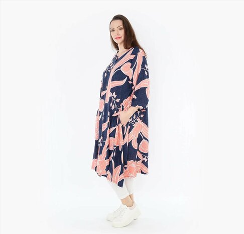 Jas -lange blouse Mahio Bloemen