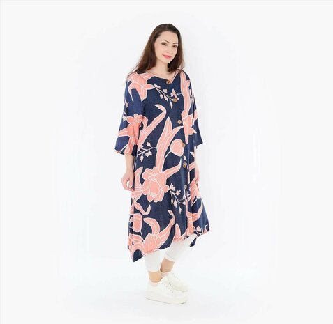 Jas -lange blouse Mahio Bloemen