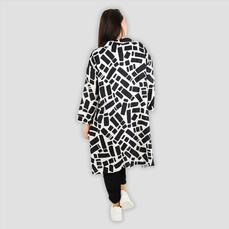 Blouse Blicks zwart/wit