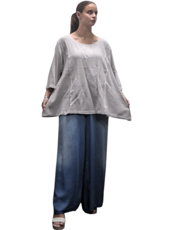 Shirt-grijs-A-lijn-100%cotton