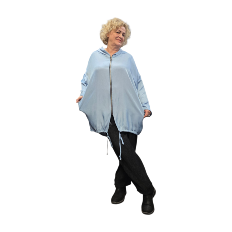  Denim  blouse/jas &ndash; met capuchon