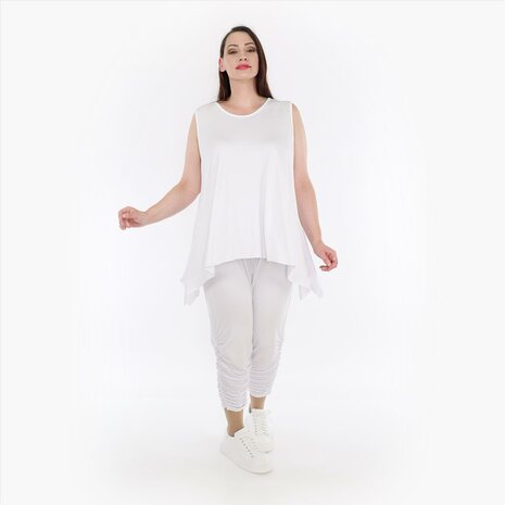 Top Skye mouwloos wit