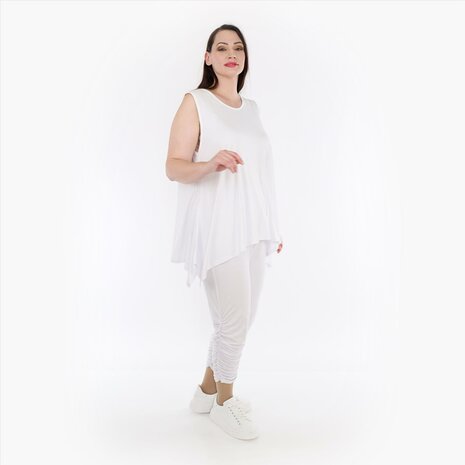 Top Skye mouwloos wit