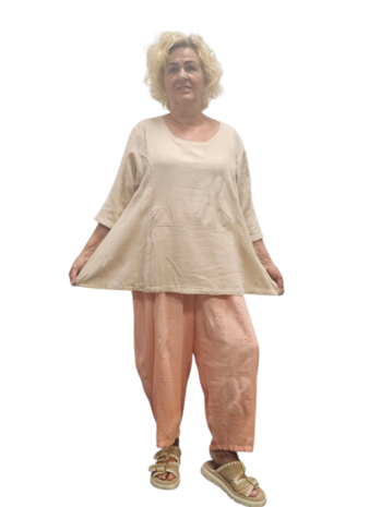 Shirt-zand-A-lijn-100-cotton