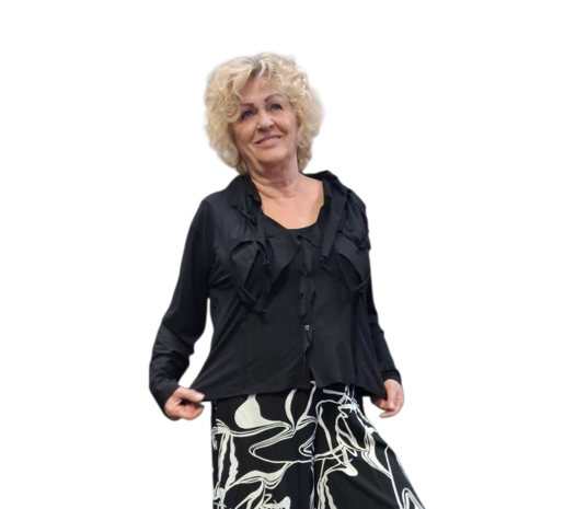 Myrjo vest zwart Noa