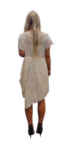 Tuniek off white voile overslag