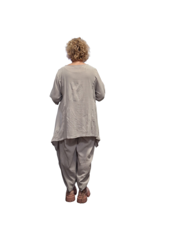 Shirt grijs 100% katoen