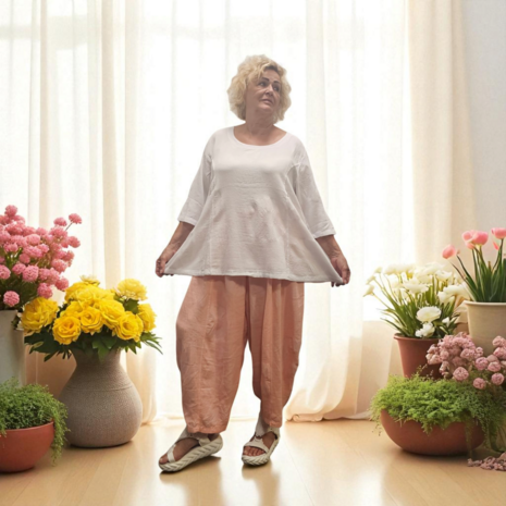 Shirt-A-lijn-100%-cotton-wit 