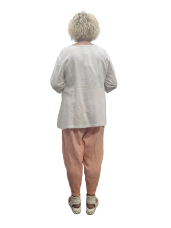 Shirt-A-lijn-100%-cotton-wit 