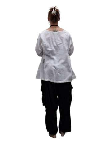 Shirt-A-lijn-100%-cotton-wit 