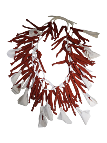 Fantasie ketting in de vorm van kelkjes -brique