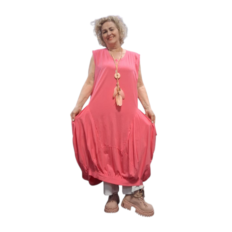 Ballonjurk tricot roze