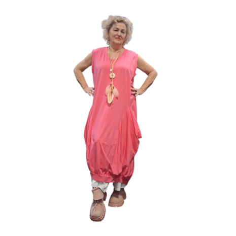 Ballonjurk tricot roze