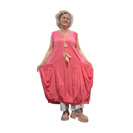 Ballonjurk tricot roze