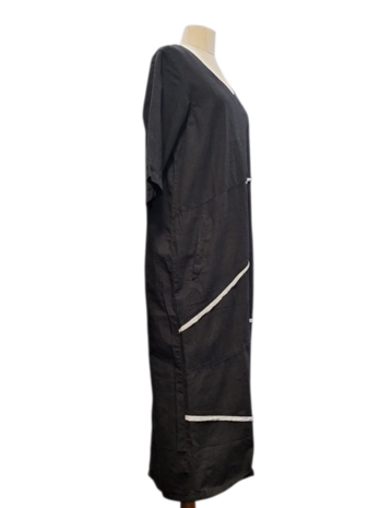  Kekoo jurk zwart met witte details