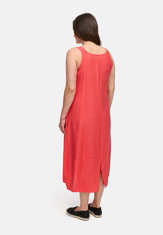 Kekoo mouwloze jurk Ibiza rood