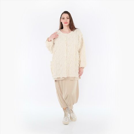 Jas -vest DuneDenim Diamond offwhite