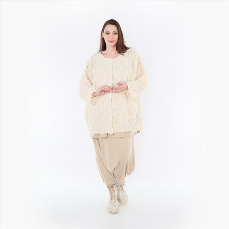 Jas -vest DuneDenim Diamond offwhite