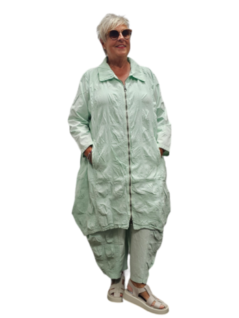 Zomerjas mintgroen 100% cotton