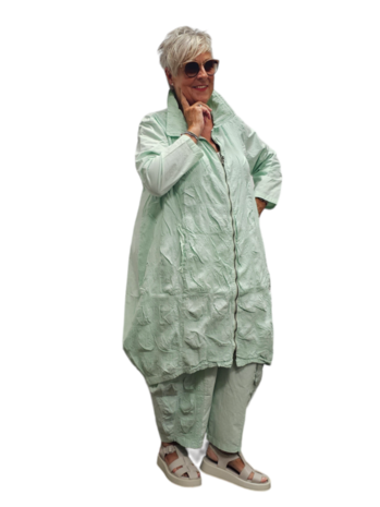 Zomerjas mintgroen 100% cotton