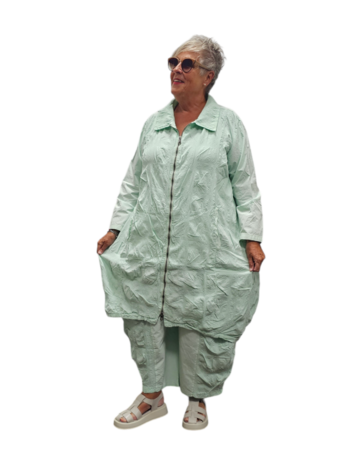 Zomerjas mintgroen 100% cotton