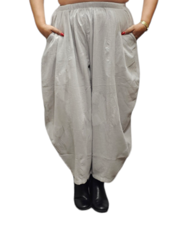 Broek  grijs 100% katoen