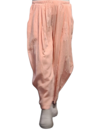 Broek  abrikoos 100% katoen