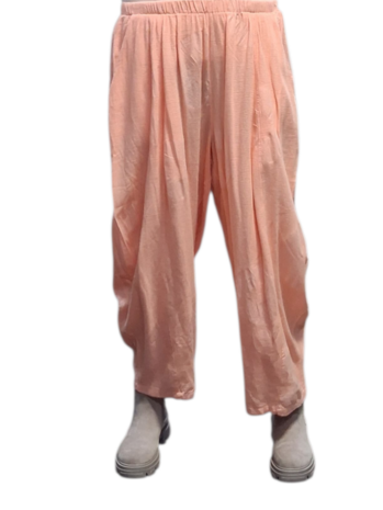 Broek  abrikoos 100% katoen