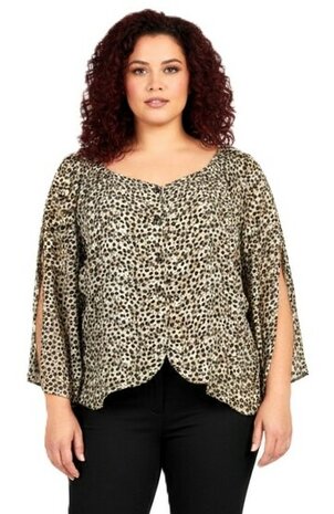 blouse amy 50 sand/beige stip