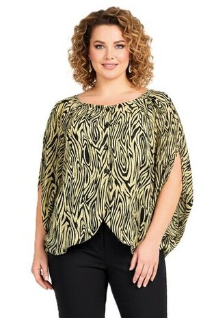 blouse amy 47 yellow/black golf