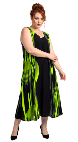 Jurk lois 10 blacklimecrea