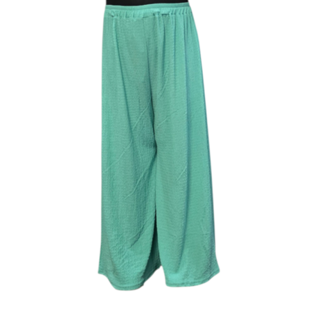 Broek sportyspice mint ruimvallend