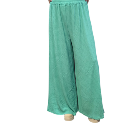 Broek sportyspice mint ruimvallend