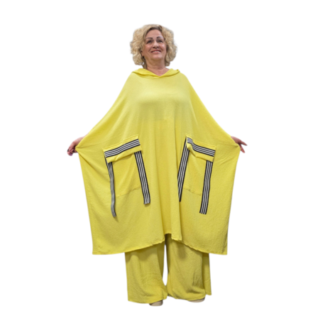 Jurk sportyspice geel