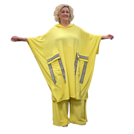 Jurk sportyspice geel