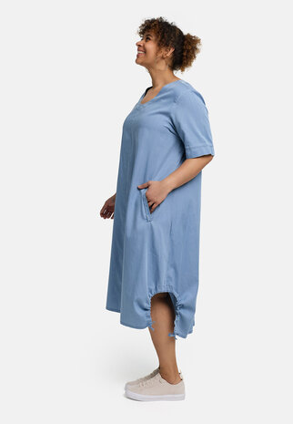 Kekoo Jurk Alina lichtblauw denim