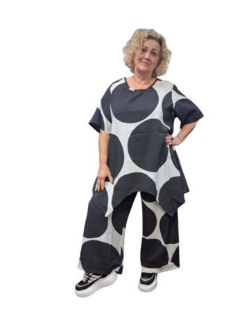 Kekoo tuniek zwart/wit