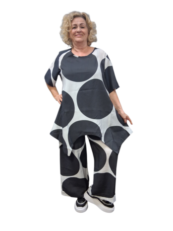 Kekoo tuniek zwart/wit