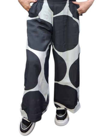Broek Kekoo zwart/wit