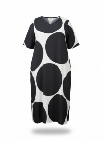 Kekoo jurk zwart/wit