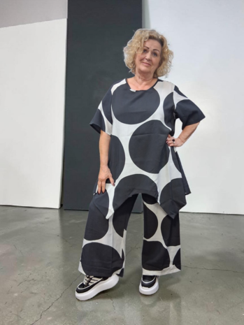 Kekoo tuniek zwart/wit