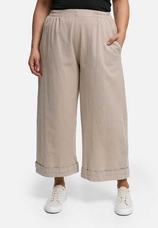 Kekoo broek 'Cotella' zand