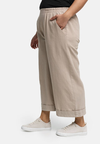 Kekoo broek 'Cotella' zand