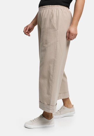 Kekoo broek 'Cotella' zand