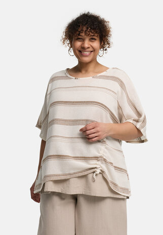 Kekoo tuniek Avina bruin gestreept
