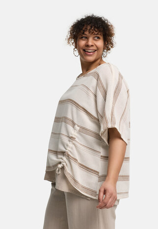 Kekoo tuniek Avina bruin gestreept