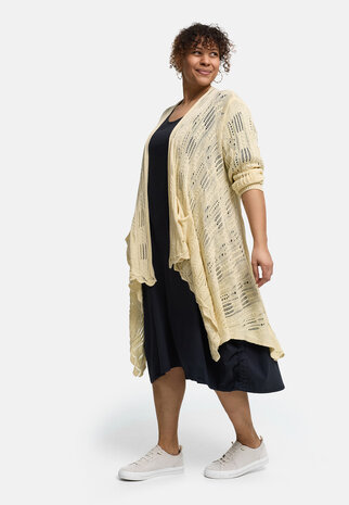  Kekoo Vest  'Cotture'  Lang  vanille 