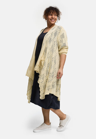  Kekoo Vest  'Cotture'  Lang  vanille 