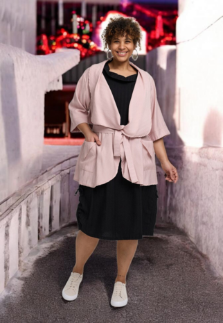 Kekoo jas 'Veya' roze